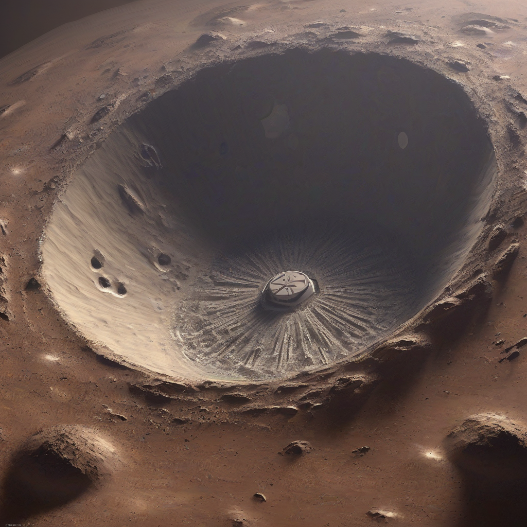 APOD: 2026 October 9 – Stickney Crater