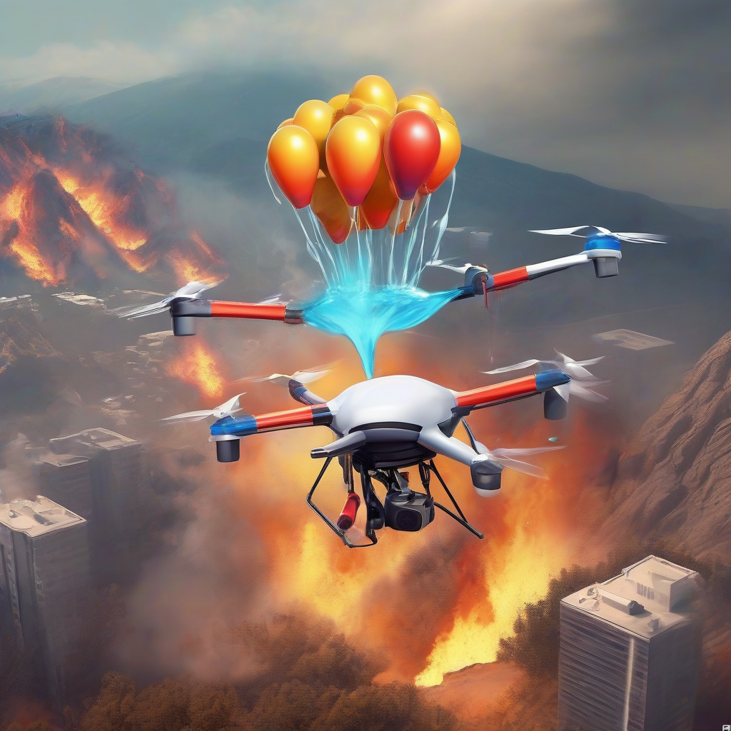 Drones Compete to Spot and Extinguish Brushfires