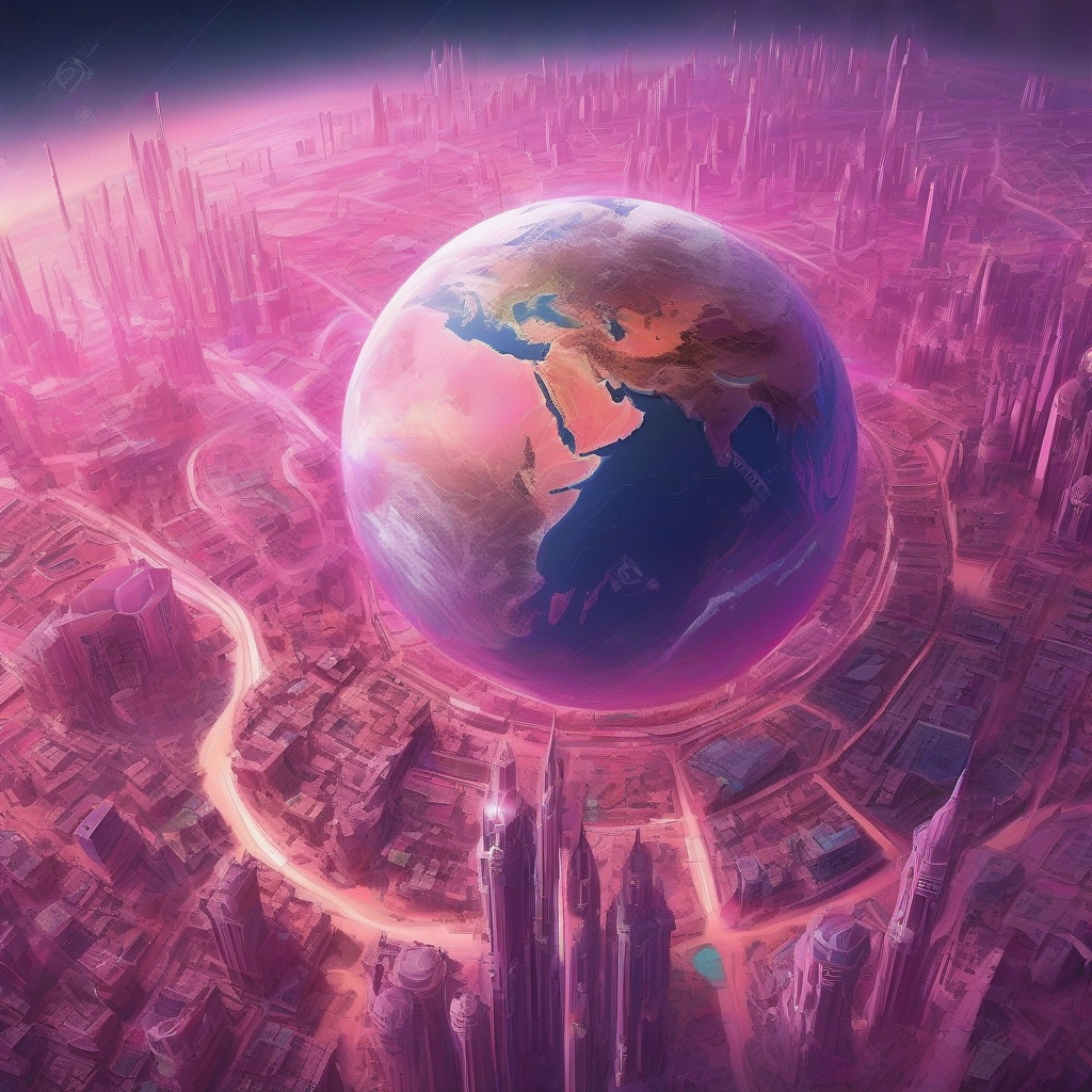 Earth from Space: The pink city