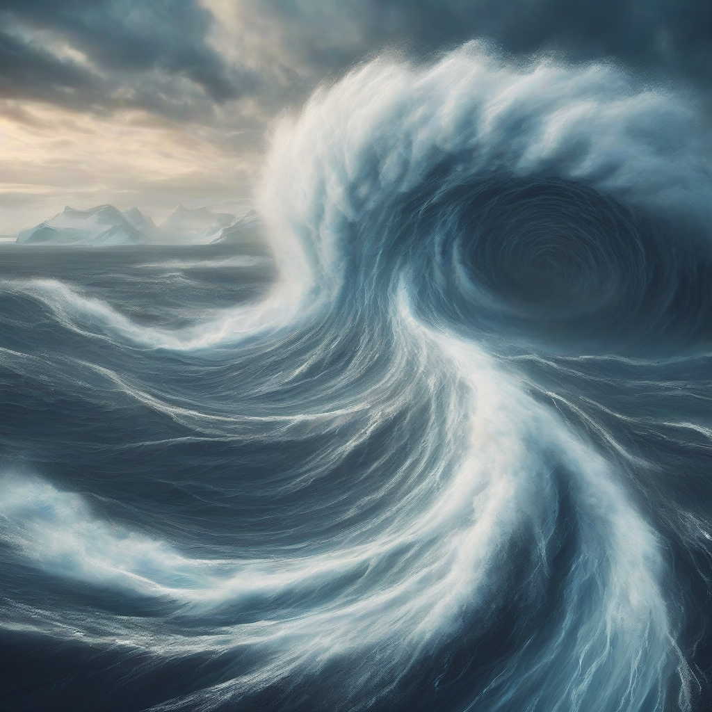 Extratropical Cyclone Whips Past Iceland