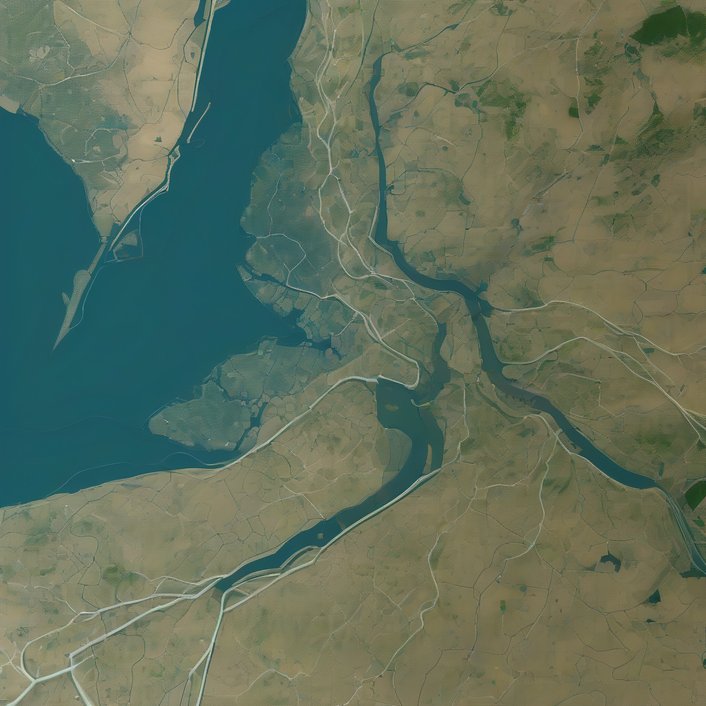 NASA-ISRO Radar Mission Peers Through Clouds to See Mississippi River Delta