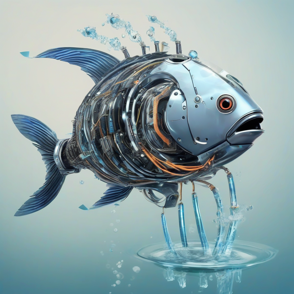 Robotic Fish Zips Through Water With Flexible Electromagnetic Fin