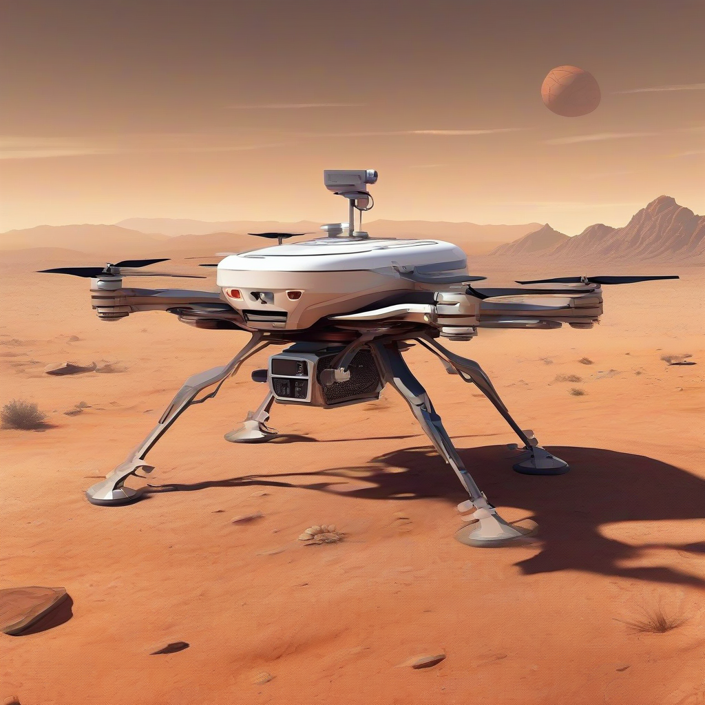 Testing Drones for Mars in the Mojave Desert