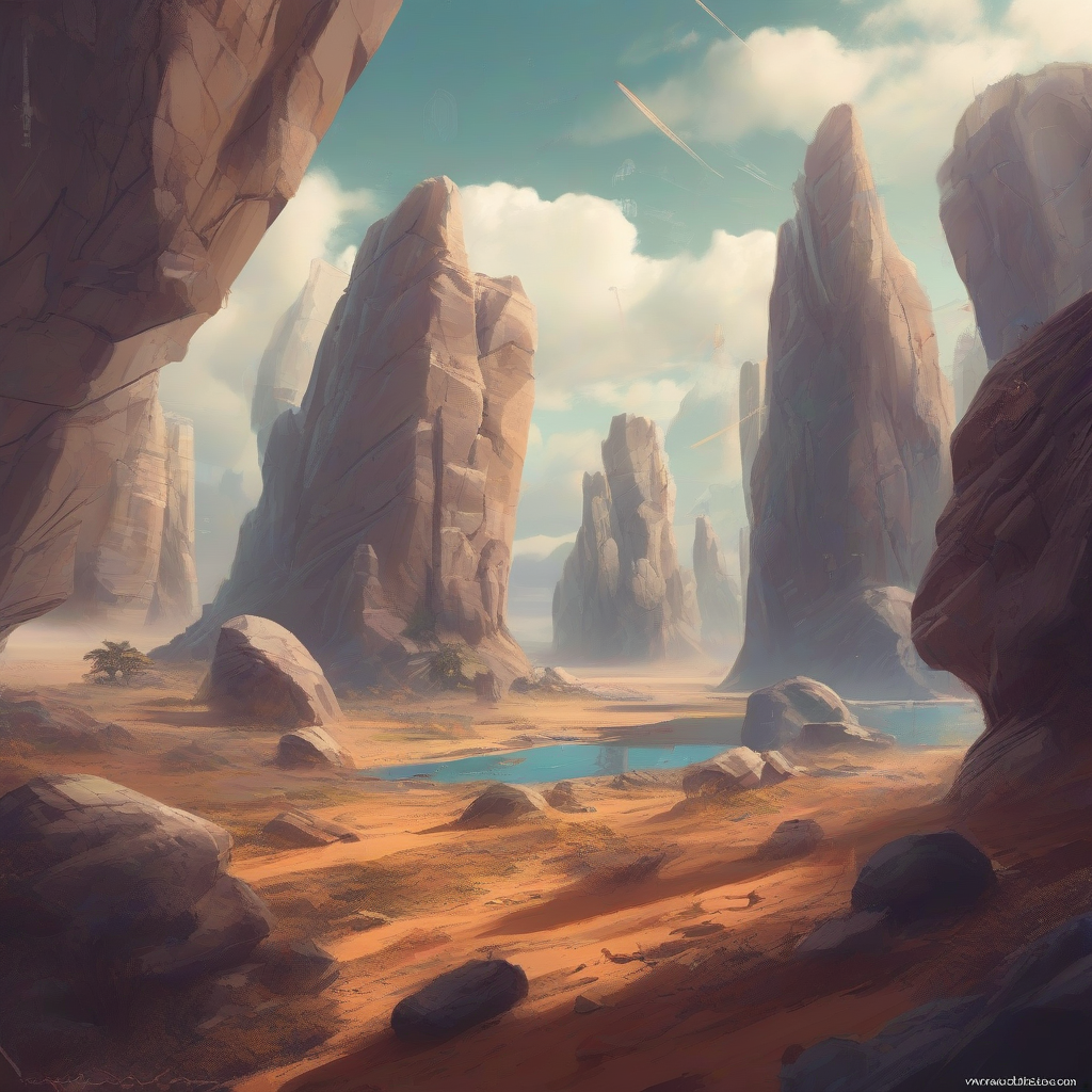 The Land of the Standing-Up Rocks