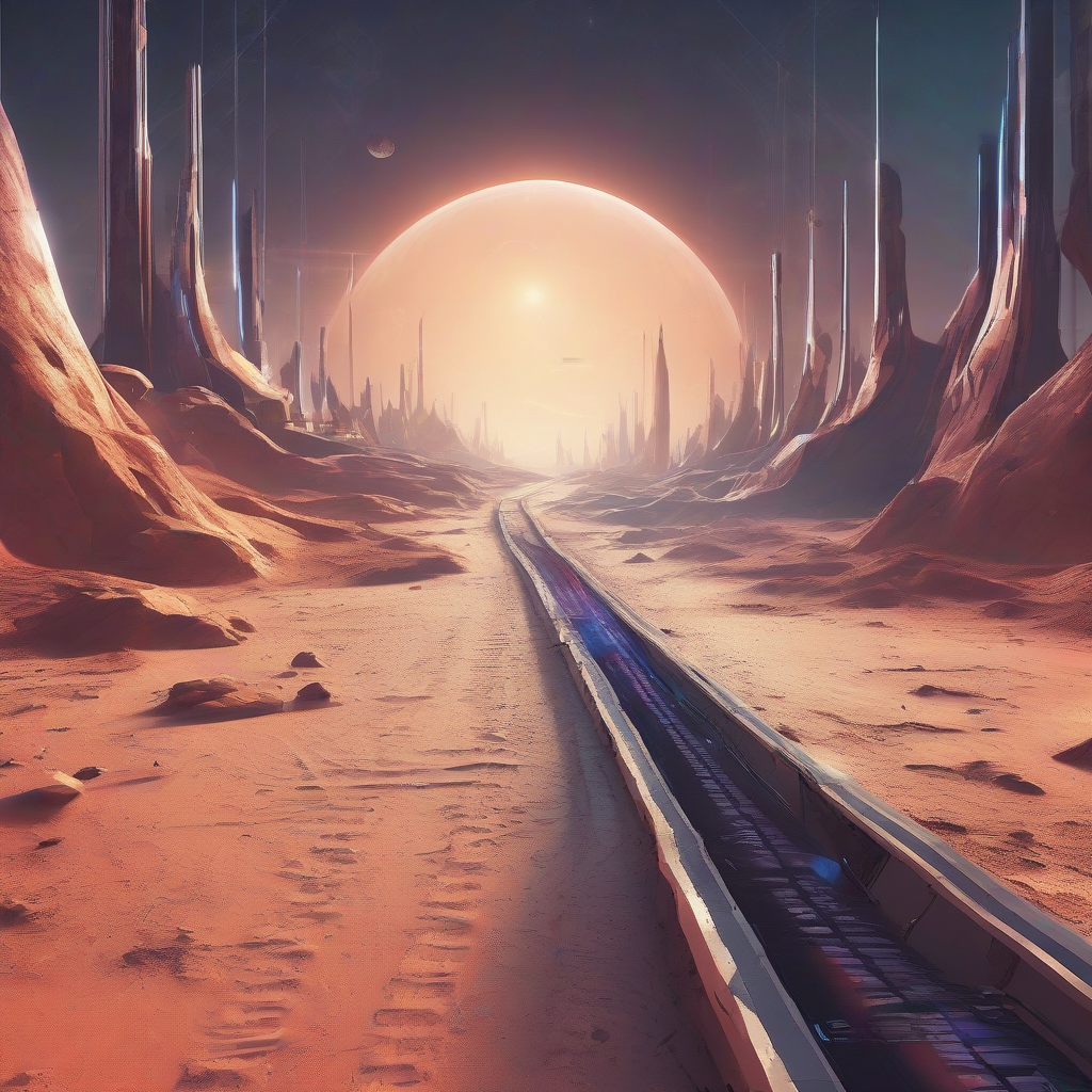 Tracks Along the Longest Drive on Another World