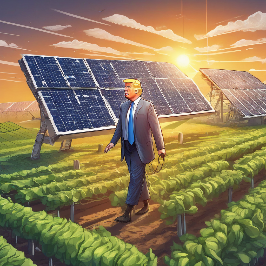Trump Must Absolutely Love Solar Panels, Because They Help Farmers