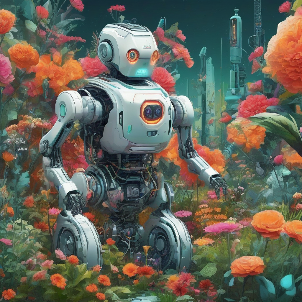 Watch a robot swarm "bloom" like a garden